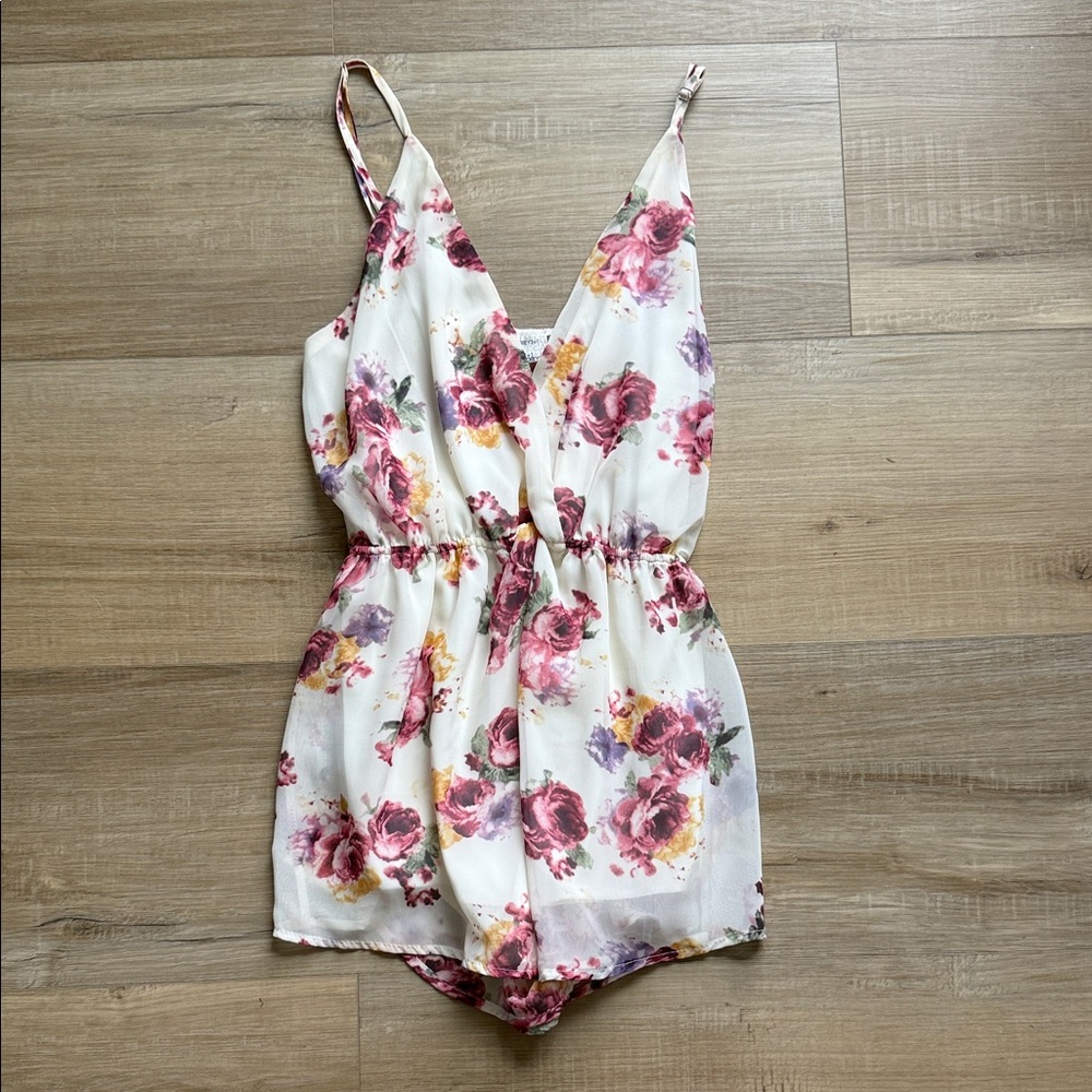 Audrey3+1 Floral Romper
